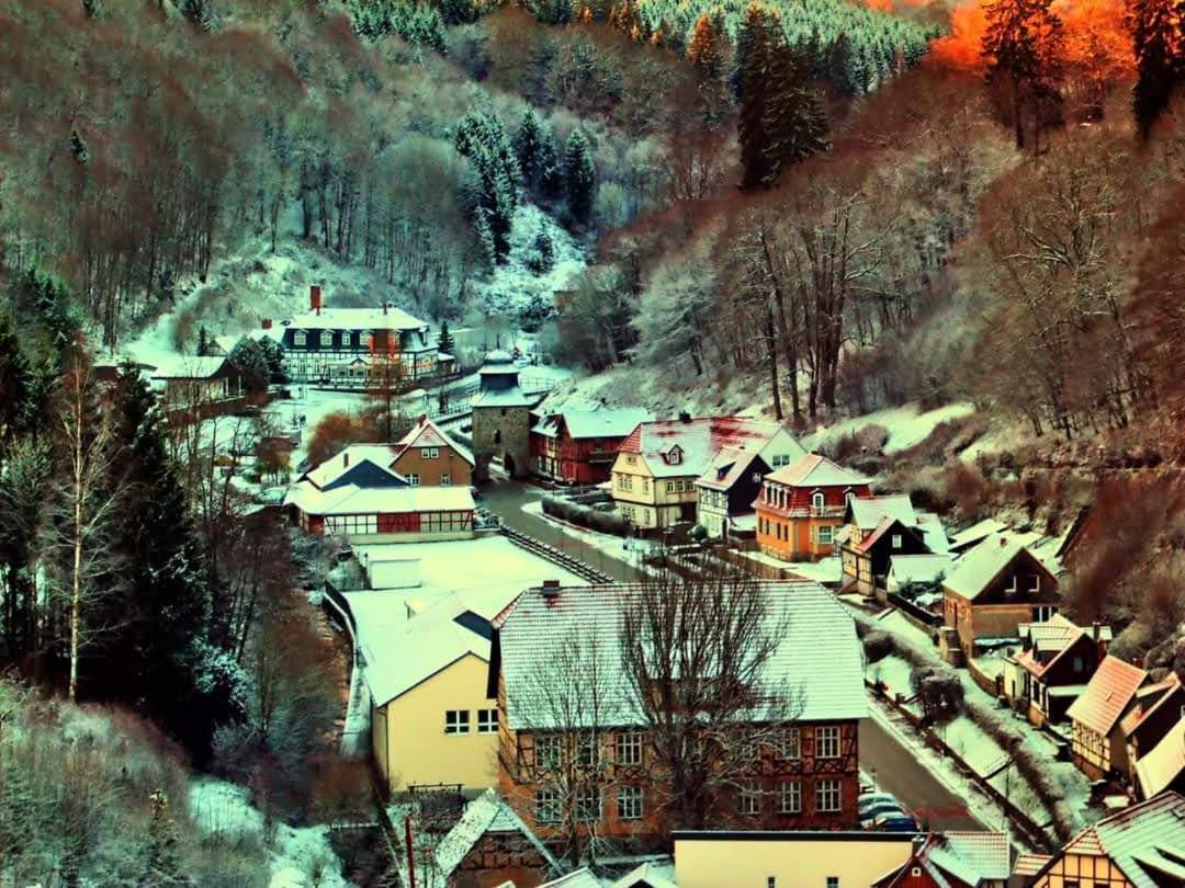 Ferienapartmenthaus Am Rittertor Stolberg  ภายนอก รูปภาพ